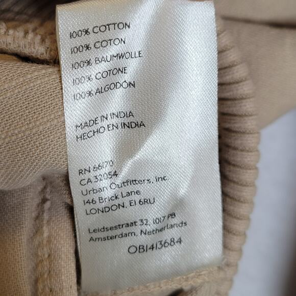 Free People Womens Carmen Moto Zip Hoodie Pocket Jacket Size XS Brown Boho Fall - Picture 7 of 9